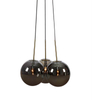Lampa sypialniana Dione 108417 szklane kule wiszące czarne