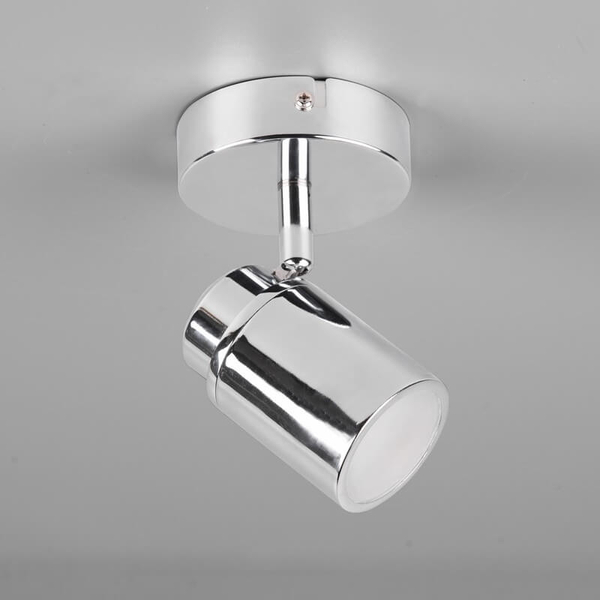 Reflektorek ścienny z regulacją BRISA DL106880400 IP44 srebrny