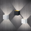 Metalowa lampa ścienna LOUIS 223310132 Trio LED 4,3W 3000K do salonu czarna