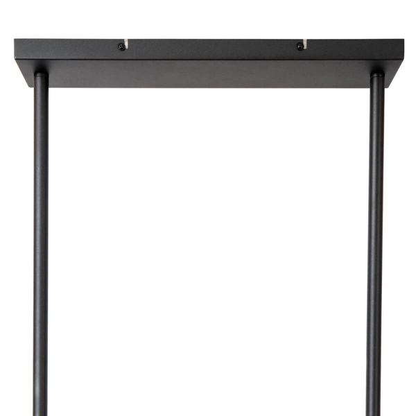 Lampa wisząca nad wyspę Milonga 21432/04/30 metal drewno czarna