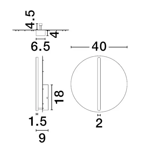 Ścienna lampa do sypialni GALURCA LE45547 LED 28W 2700K okrągła biała czarna