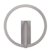 Metalowa lampa ścienna ring ZUDANEZ LE44768 LED 10W 2700-4000K szara