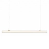 Zwisająca ledowa lampa Fayette P0622 LED 20W 3000K belka złoty