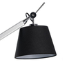 Biurkowa lampa zestaw Zyta AZ2307+AZ2597 wysięgnik regulowany chrom czarny