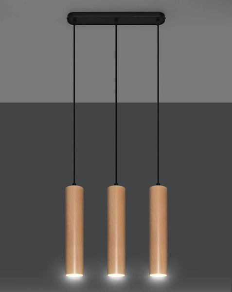 Wisząca LAMPA loftowa SL.0638 loftowa OPRAWA zwis tuby brązowe