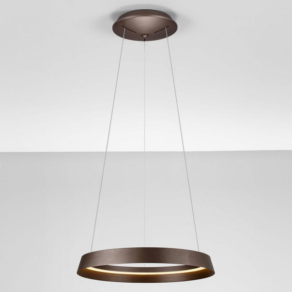 Pierścieniowa lampa zwis BATALLAS LE44788 LED 38W 2700-4000K ściemnialna brązowy