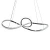 Designerski żyrandol MARCO CHROME ML8117 LED 42W 4000K do jadalni chrom
