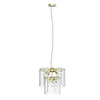 Szklana Lampa wisząca Nira MD3523-8M-EGN nad stół złoty przezroczysty