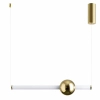 Lampa wisząca nowoczesna O-LINE ST-1688S złoty połysk metalowa LED 12W 3000K do jadalni