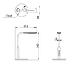 Biurkowa lampa Mida K-BL1072 CZARNY Kaja LED 8W 3000 - 6300K czarna