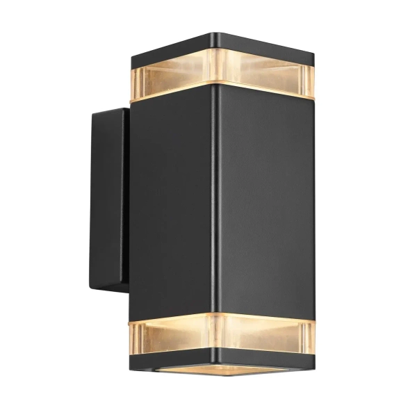 Metalowy kinkiet ścienny Elm 45331003 IP44 ogrodowy  czarny