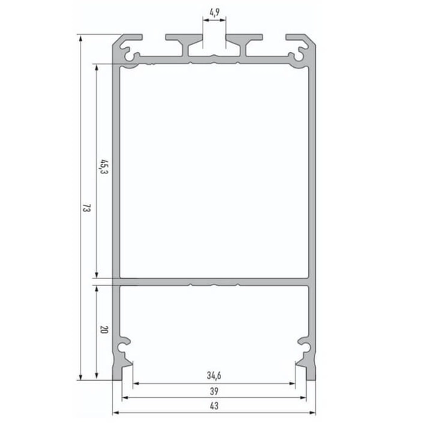 Plafoniera LAMPA sufitowa NUMATA 8658 Shilo metalowa OPRAWA liniowa LED 16W 3000K listwa czarna