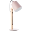 Lampka nocna regulowana Swivel 92716/17 drewniana różowa