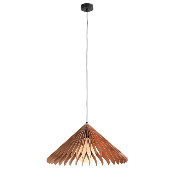 Skandynawska lampa wisząca SUN 1140G_L Aldex boho drewniany