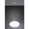 Zwis lampa salonowa FOMENTO 363190108 Trio pojedyncza bubble złoty biały