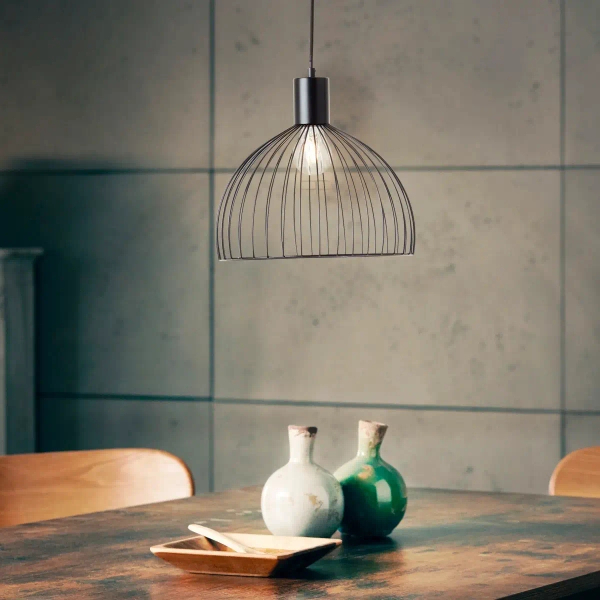 Wisząca lampa nad stół Blacky 99391/06 druciana czarny