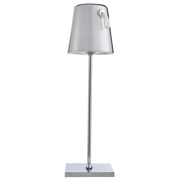 Ledowa lampa stołowa Ostap TB-2749-CH Italux 5W 3000K+RGB IP54 chromowa