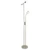 Nowoczesna lampa podłogowa Ophus LED 23W 3000K do salonu satyna
