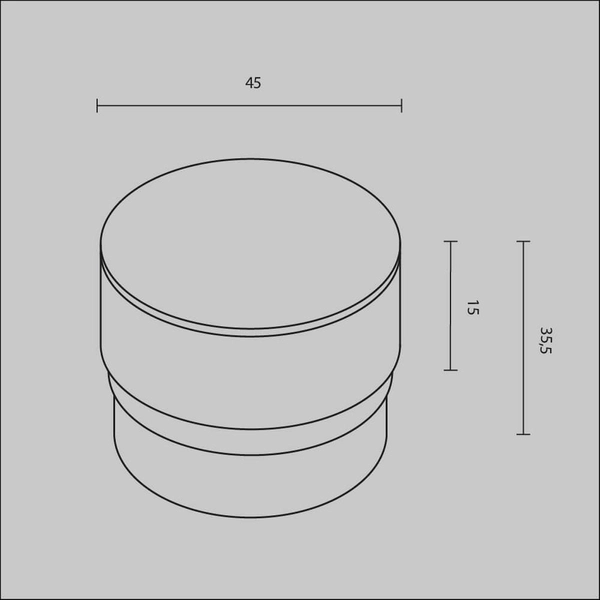 Okrągły dyfuzor do lamp Focus RingSAcr-5-W Maytoni pierścień biały