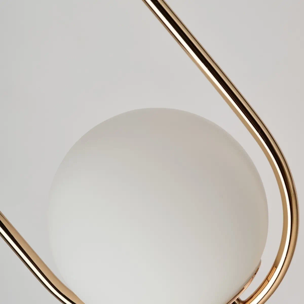 Wisząca lampa Coco AZ4981 szklana ball kula zwis złota