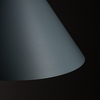 Lampa zwieszana trójkątna ZENITH 11484 do salonu szary błękit