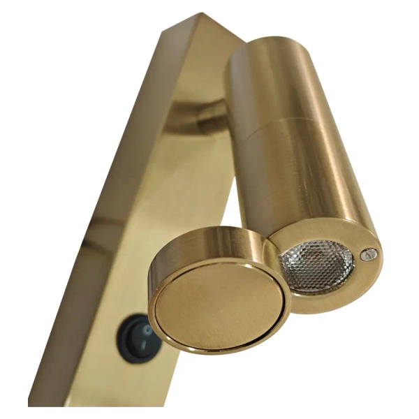 Regulowany kinkiet ledowy Miri LP-1507/1W GD LED 3W 3000K złoty