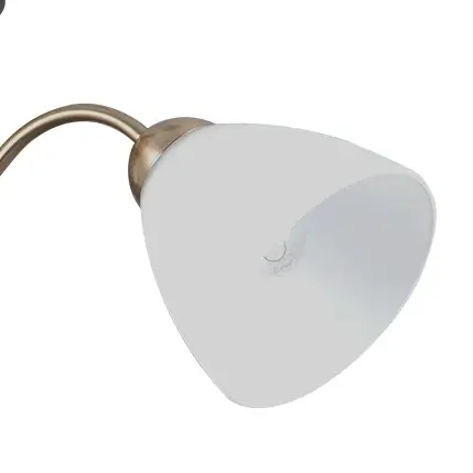 Potrójna sufitowa lampa Lugano PND-5643-3-HBR metalowa chrom biała