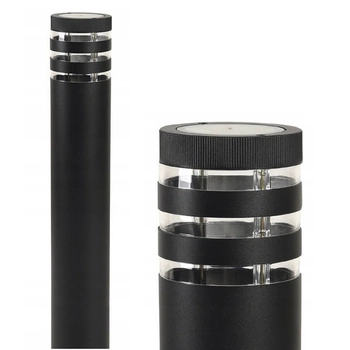 Zewnętrzny słupek okrągły SLP8005 lampa outdoor czarna