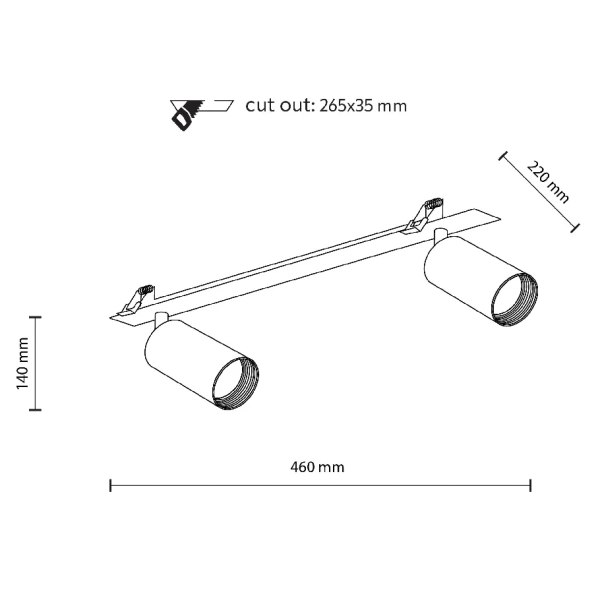 Minimalistyczna lampa sufitowa Amis 10807 ruchome tubki czarne złote