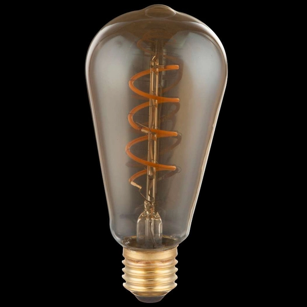 Industrialna ŻARÓWKA dekoracyjna 11405F  Globo LED ST64 E27 edison 4W 200lm 230V 2000K biała ciepła