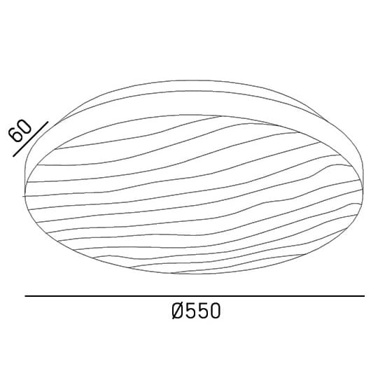 Minimalistyczny plafon Tao c01793wh Cosmolight LED 36W 3000-6000K metal akryl biały