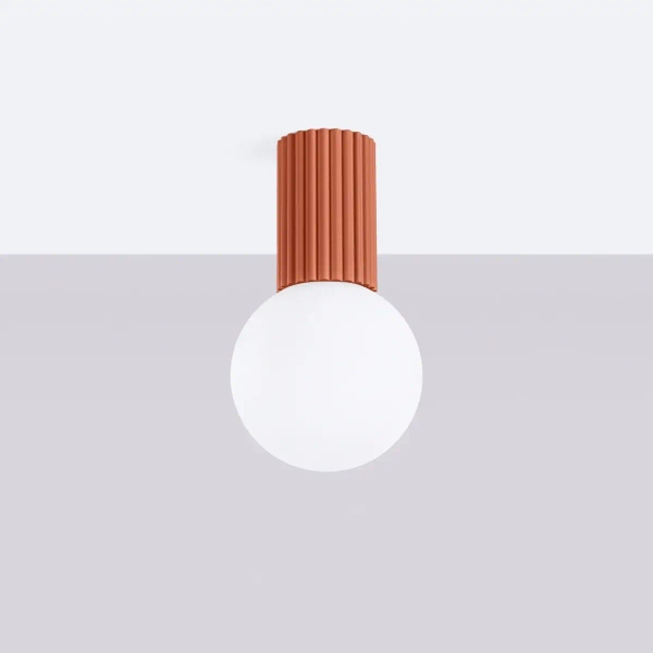 Sufitowa lampa kulista HALO SL.1728 do łazienki IP44 biały terakota