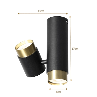 Czarna lampa sufitowa CGLOOK2BK salonowe tuby z regulacją