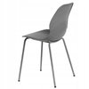 Krzesło kuchenne ARIA KH010100937 profilowane siedzisko szare