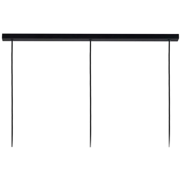 Skandynawska LAMPA wisząca LONGIS 10875305 Kaspa szklana OPRAWA loftowy ZWIS kaskada złota przezroczysta czarna