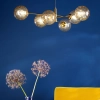 Lampa molekułowa wisząca Vignette VIG0645-11 kule szampańskie mosiądz