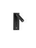 Lampa ścienna regulowana Zarzal USB LED 3W 3000K do salonu czarna