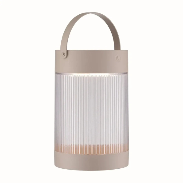 Stołowa lampka zewnętrzna  Coupar 2518215009 IP44 tuba solarna beżowy