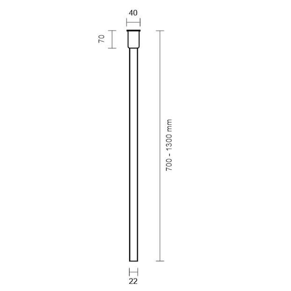 Sufitowa lampa jadalniana ALHA 9130 Dohar sopel metalowy miedziany