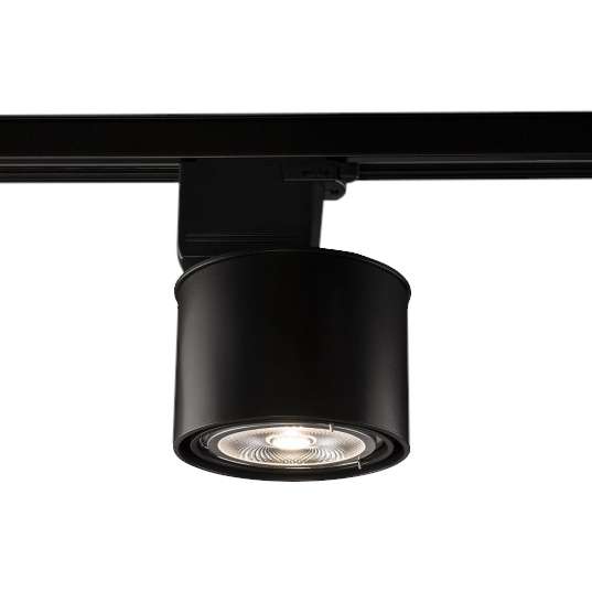 Reflektorowa LAMPA sufitowa MIKI 6614 Shilo regulowana OPRAWA metalowa do 3-fazowego systemu szynowego czarna