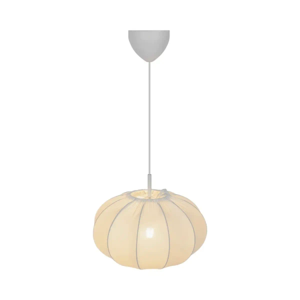 Okrągła lampa wisząca do salonu AERON 2312153001 nad stół biały OUTLET