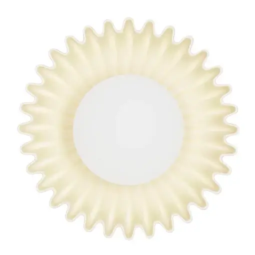 Dekoracyjna ścienna lampa ALMENDA LE45270 ceramika kremowa