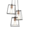 Zwisająca lampa nad stół Tower TOW0322 loftowa czarna miedziana