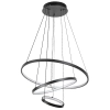 Ledowa zwisająca lampa obręcz Beliza 72346 LED 90W 3000-6500K czarny