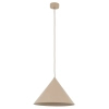 Loftowa wisząca lampa Cono 10621 stożkowa do jadalni beżowy