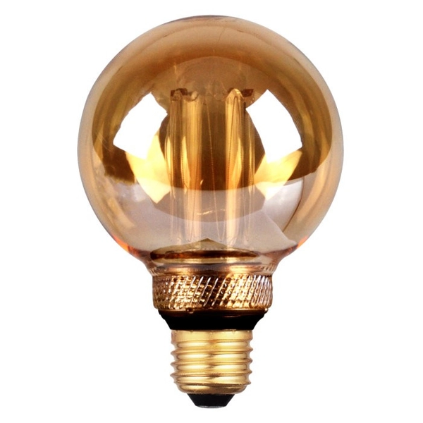 Żarówka kulka dekoracyjna DecoVintage 317711 Polux G80 LED E27 bańka 4W 200lm 230V biała ciepła