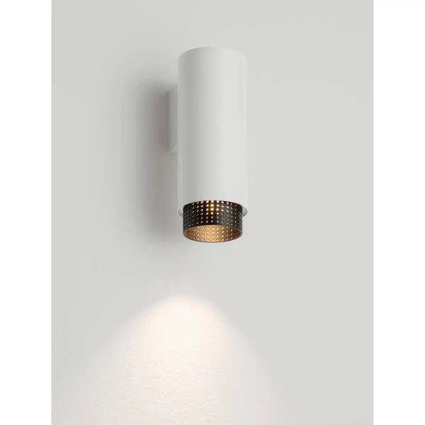 Minimalistyczny ścienny kinkiet TORVILA LE45621 biały czarny