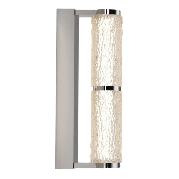 Nowoczesna ścienna lampa Love W0422 LED 14W 3000K szklany chrom