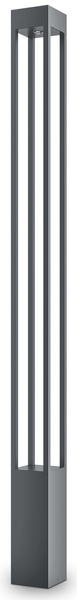 Słupek ogrodowy Elbe O424FL-L20GF LED 20W 3000K metalowy grafitowy