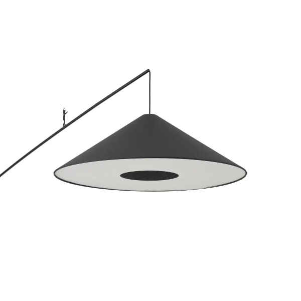 Nowoczesna lampa stojąca POISE 11768 stożek czarna